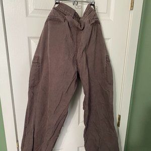 LL Bean Brown Cargo Pants 42x30